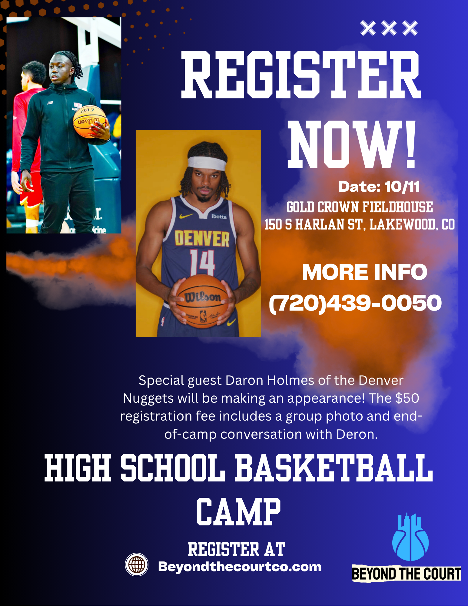 Basketball camp regristration