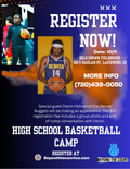 High school Basketball camp
